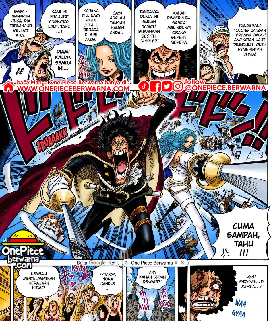 One Piece berwarna 1184 1185 1186 bahasa indonesia
